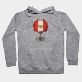 Tree of Life with Peruvian Flag Hoodie
